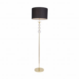 RLL93163-1GB REA II LAMPA PODŁOGOWA ZŁOTO-CZARNA/GOLD-BLACK Zuma Line