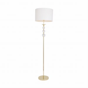 RLL93163-1GW REA II LAMPA PODŁOGOWA ZŁOTO-BIAŁA/GOLD-WHITE Zuma Line
