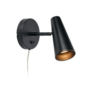 CREST Wall 1L Black 108200 Markslojd