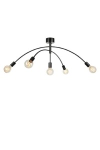 CRUX Ceiling 5L Black 108280 Markslojd