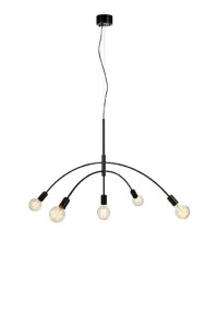CRUX Pendant 5L Black 108282 Markslojd
