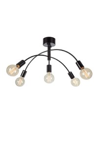 CYGNUS Ceiling 5L Black 108284 Markslojd