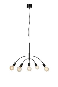 CYGNUS Pendant 5L Black 108286 Markslojd