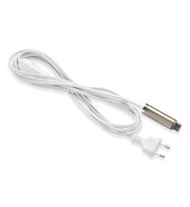 EXPAND Start cable 3,5m Wallplug+Switch Steel 107522 Markslojd