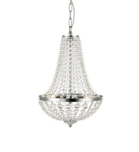 GRÄNSÖ Chandelier 2L Chrome/MC IP44 107550 Markslojd