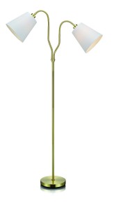 MODENA Podłogowa 2L Mosiądz/Biały 105274 Markslojd