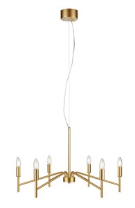 MONARCH Pendant 6L Painted Gold 108210 Markslojd