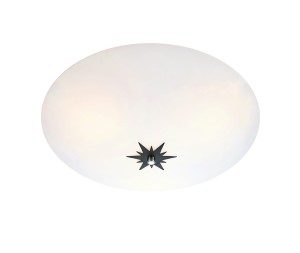 ROSE Plafond 43cm White/Black 108208 Markslojd