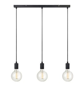 SKY Wisząca 3L Prosta Czarna 106336 Markslojd