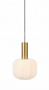 SOBER Wisząca Mała 1L Mosiądz/Biały 108123 Markslojd