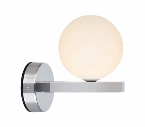 STREAM WALL 1L CHROME/WHITE IP44 107625 Markslojd