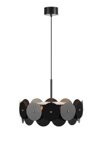 VEGAS Pendant 3L Black/Brass 108265 Markslojd