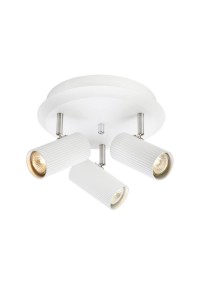 COSTILLA Ceiling Round 3L White/Satin Nickel 108464 Markslojd