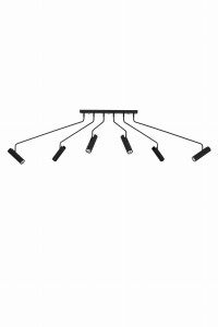 RAMUS Ceiling 6L Black 108508 Markslojd