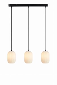 CAVA Pendant 3L Straight Black/White 108563 Markslojd