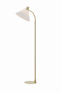 MIRA Floor 1L Brushed Brass/White 108569 Markslojd