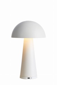 FUNGI Rechargeable Table Matt White B/O 108656 Markslojd