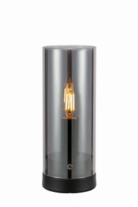 POST Table 1L 9cm Black/Plated Smoke 108718 Markslojd