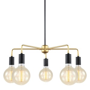Malene MDM3386/5 BK+GD Italux