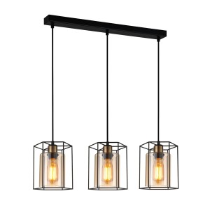 Kalula PND-78901-3-BK+AMB Italux