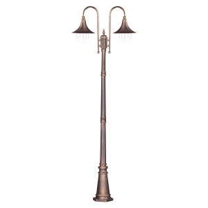 Lampa ogrodowa stojąca K-8127 CZARNY/ZŁOTY z serii BOSTON Kaja Lighting