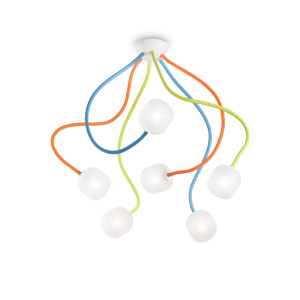 OCTOPUS PL6 multikolor 174976 Ideal lux