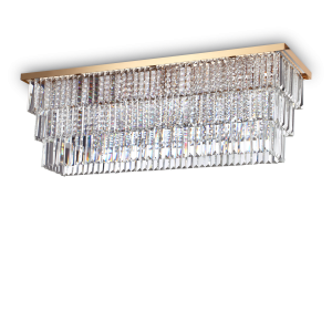 MARTINEZ PL8 złoty 213569 Ideal lux