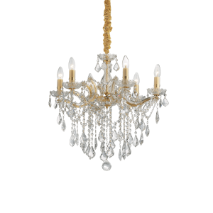 FLORIAN SP6 ORO złota 035635 Ideal lux