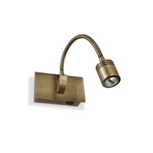 DYNAMO AP BRUNITO antyczny mosiądz 121352 Ideal lux