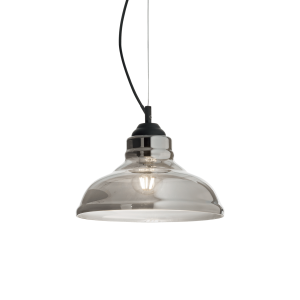 BISTRO' SP1 PLATE FUME' przydymione szkło 112343 Ideal lux