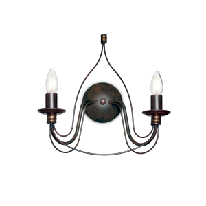 CORTE AP2 RUGGINE brązowy 057200 Ideal lux