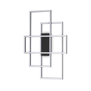 FRAME PL RETTANGOLO NERO 270661 Ideal lux