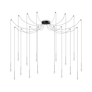 LUCCIOLA Czarny 284002 Ideal lux