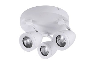 Kinkiet / Lampa ścienna / sufitowa ALBICO 3 ROUND AZ1243 Biały Azzardo