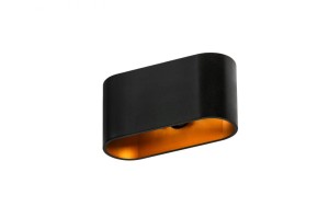 Kinkiet VEGA BLACK/GOLD AZ1709 Azzardo