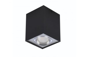 Lampa wewnętrzna / natynkowa ELOY 1 czarny / aluminium AZ0930 Azzardo