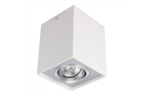 Lampa wewnętrzna / natynkowa ELOY 1 biały / aluminium AZ0872 Azzardo