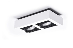 Lampa sufitowa NIKEA 2 ES111 WH/BK AZ4439 Azzardo