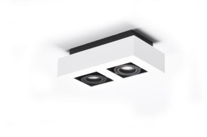 Lampa sufitowa NIKEA 2 GU10 WH/BK AZ4433 Azzardo