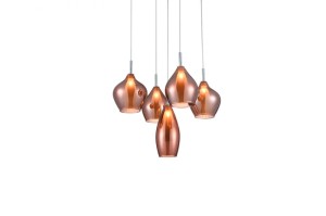 Lampa wisząca AMBER AZ3172 Miedziana Azzardo