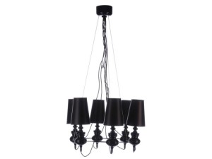 Lampa wisząca BAROCO 6 czarna AZ1379 Azzardo