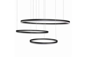 LAMPA WISZĄCA HALO PENDANT 100+80+60 BK AZ4707 Azzardo