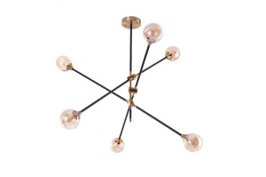 LAMPA WISZĄCA SOLEN 6 BK/GO AZ4700 Azzardo