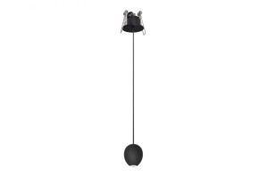 LAMPA WISZĄCA OVUM 1 PENDANT DOWNLIGHT BLACK AZ3096 Azzardo