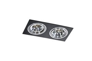 Oprawa wpuszczana SIRO 2 BLACK/ALU AZ0772 AZzardo