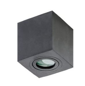 Lampa sufitowa spot BRANT SQUARE BLACK IP44 AZ2878 Azzardo
