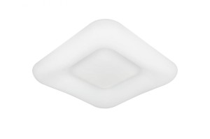 Lampa sufitowa  / Plafon DONUT SQUARE TOP 60 ściemnialny z pilotem biały AZ2665 Azzardo