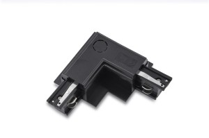 Łącznik L prawy do systemu 3 fazowego podtynkowego kolor czarny AZ4298 Azzardo