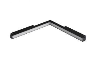 Lampa / Reflektor ALFA SAGA do systemu magnetic CORNER B 24W MILKY 120 3000K czarny AZ4617 Azzardo