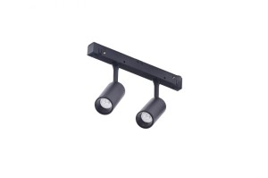 Lampa / Reflektor ALFA NIKKI 2 do systemu magnetic 2x3W 3000K czarny/czarny AZ4592 Azzardo